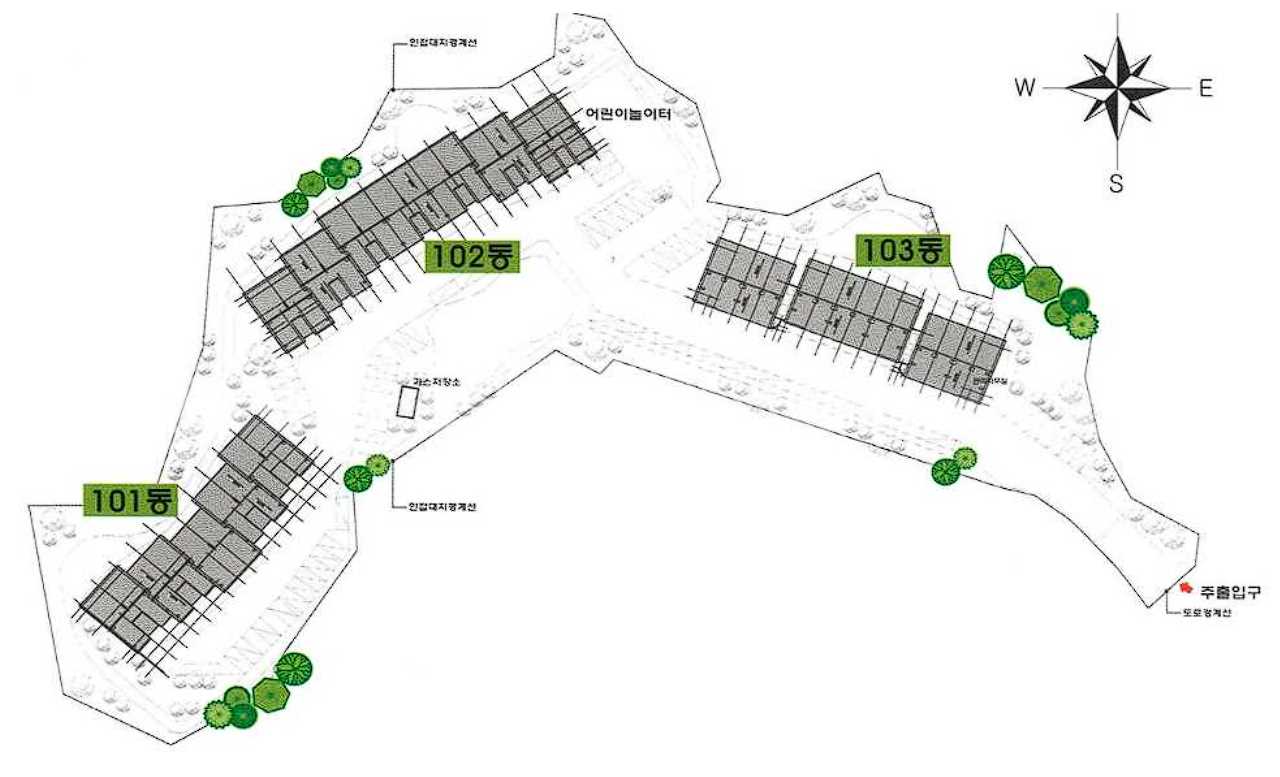고내이강_단지배치도