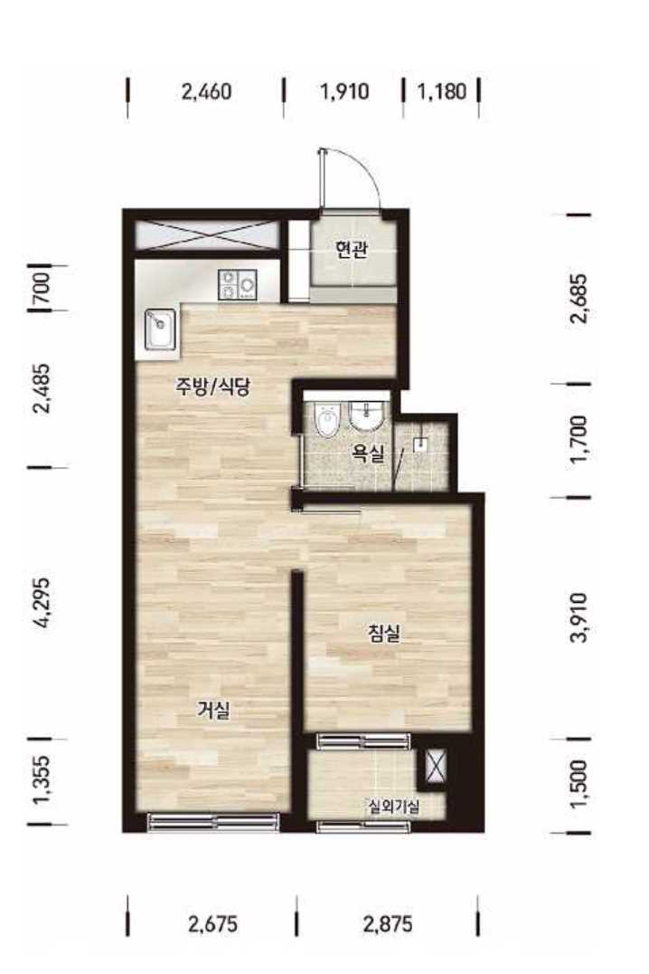 용산센트럴파크헤링턴스퀘어 평면도40B